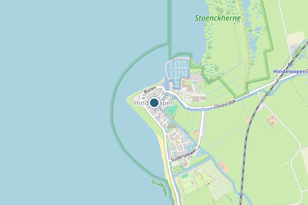 Kaart Hindeloopen