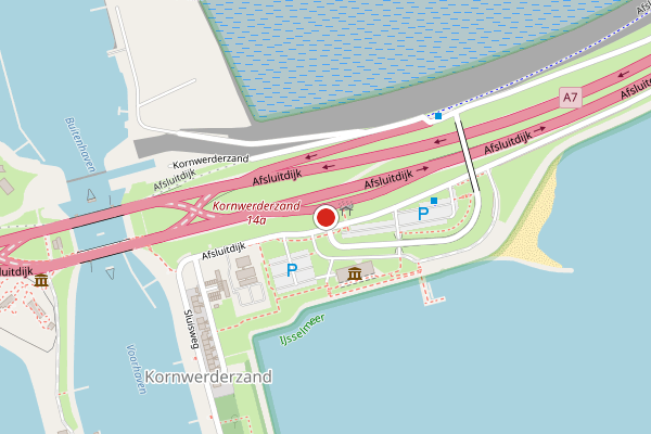 Kaart Kornwerderzand