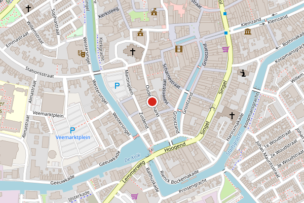 Brandweer-melding op Oude Koemarkt, Sneek op 4 juli, kaart-overzicht