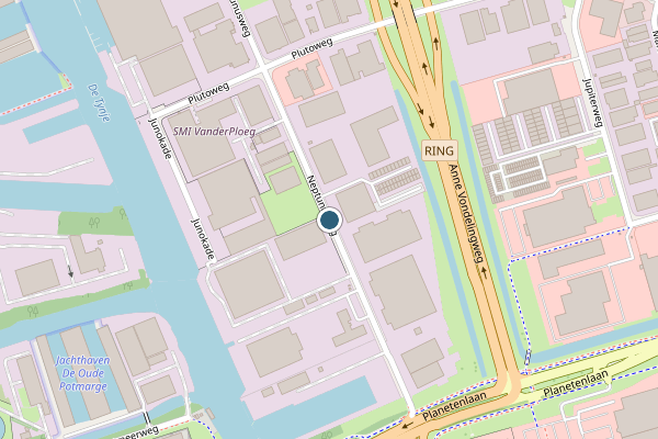 Politie-melding op Neptunusweg, Leeuwarden op 6 juli, kaart-overzicht