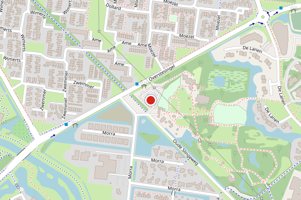 Brandweer-melding op Oude Slingeweg, Drachten op 8 juli, kaart-overzicht