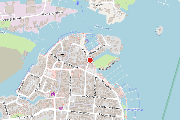 Brandweer-melding op Volmaweg, Grou op 10 juli, kaart-overzicht