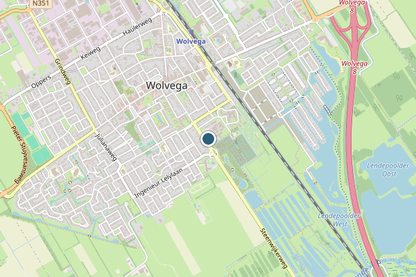 Politie-melding op Bezitsaantasting//Woning Landkaartje, Wolvega op 30 juni, kaart-overzicht