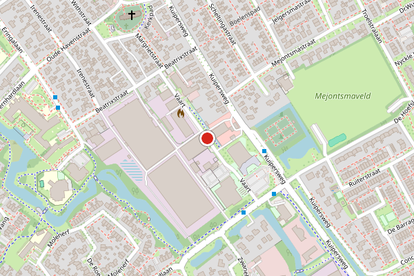 Brandweer-melding op Vaart, Buitenpost op 18 juni, kaart-overzicht
