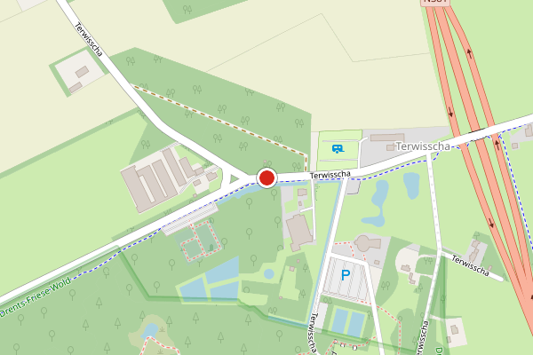 Brandweer-melding op Terwisscha, Appelscha op 10 juli, kaart-overzicht