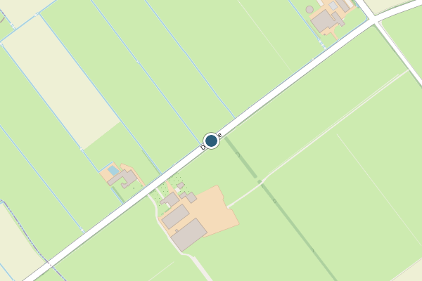 Politie-melding op De Riete, Elsloo FR op 9 juli, kaart-overzicht