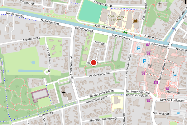 Brandweer-melding op Wrongel, Oosterwolde FR op 27 juni, kaart-overzicht