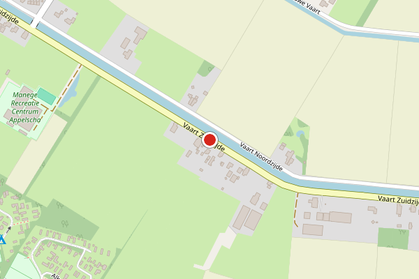 Brandweer-melding op Vaart Zz, Appelscha op 11 juni, kaart-overzicht
