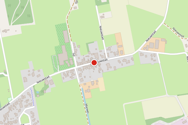 Brandweer-melding op Nieuwstad, Burgum op 18 juni, kaart-overzicht