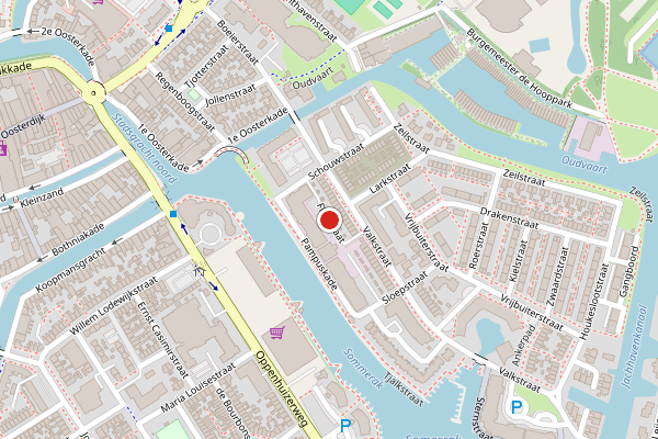 Brandweer-melding op Flitsstraat, Sneek op 11 juli, kaart-overzicht