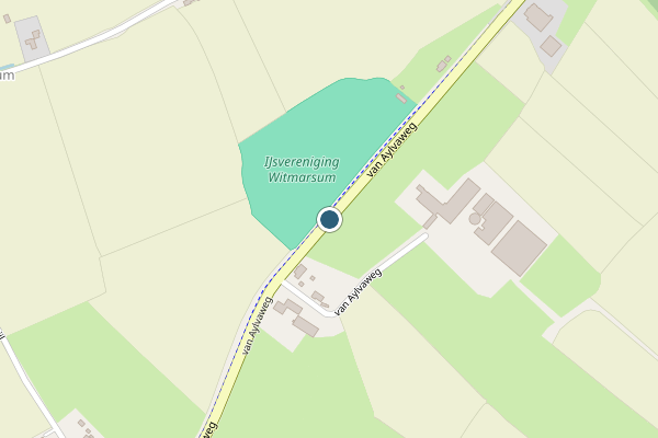 Politie-melding op van Aylvaweg, Witmarsum op 12 juli, kaart-overzicht
