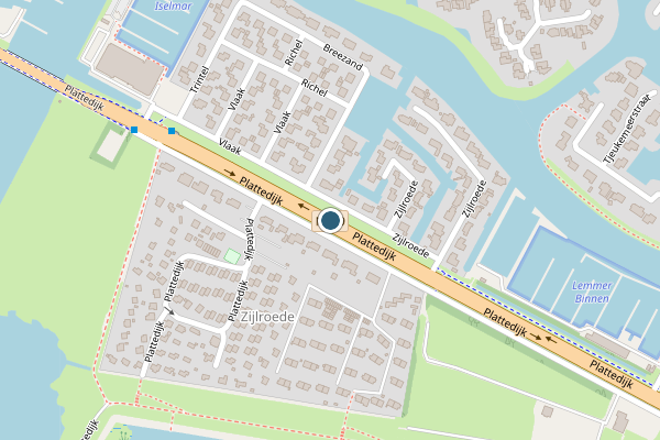 Politie-melding op Lemmer op 12 juli, kaart-overzicht