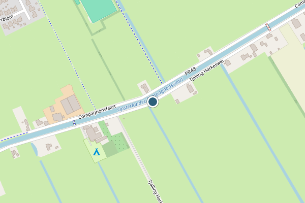 Politie-melding op Tjalling Harkeswei, Lippenhuizen op 13 juli, kaart-overzicht