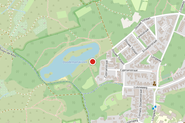 Brandweer-melding op Buiten de Kom, West-Terschelling op 14 juli, kaart-overzicht