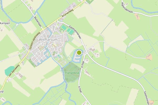 Ambulance-melding op Witmarsum op 15 juli, kaart-overzicht