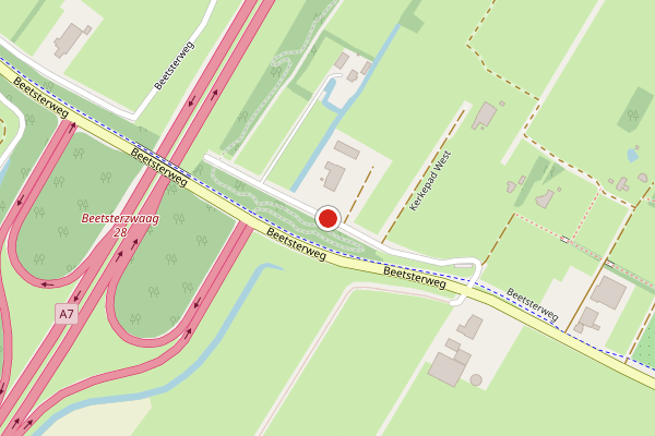 Brandweer-melding op Beetsterweg, Beetsterzwaag op 15 juli, kaart-overzicht