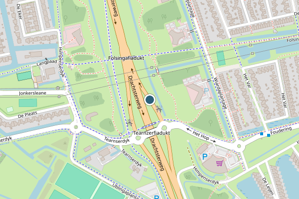 Politie-melding op Drachtsterweg, Leeuwarden op 15 juli, kaart-overzicht