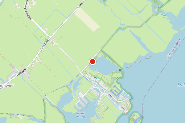 Brandweer-melding op Kolmarsgat, Offingawier op 20 juli, kaart-overzicht