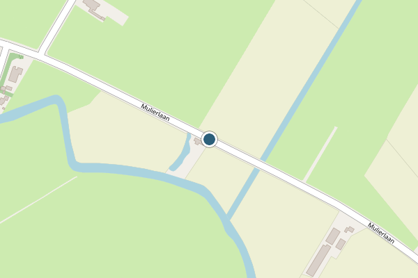 Politie-melding op Mulierlaan, Pingjum op 21 juli, kaart-overzicht