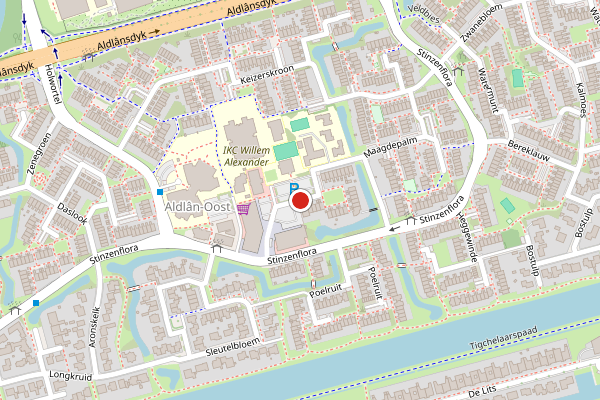 Brandweer-melding op Salomonszegel, Leeuwarden op 22 juli, kaart-overzicht