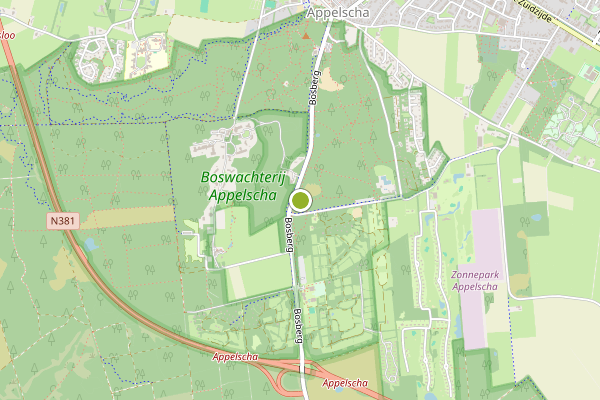 Ambulance-melding op Appelscha op 29 juli, kaart-overzicht