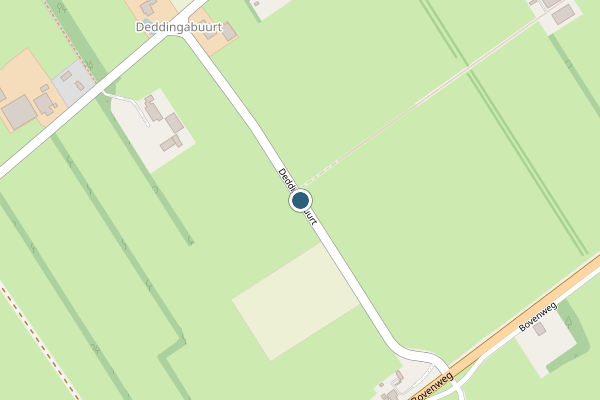 Politie-melding op Deddingabuurt, Oldeberkoop op 30 juli, kaart-overzicht