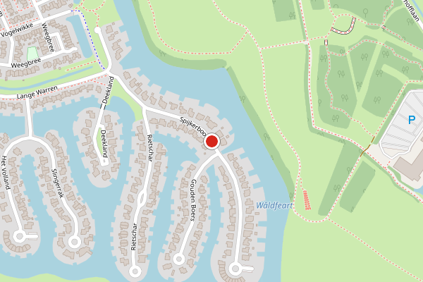 Brandweer-melding op Spijkerboor, Sneek op 31 juli, kaart-overzicht
