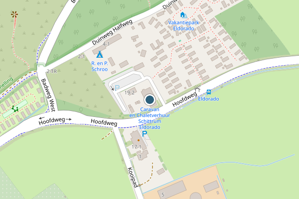 Politie-melding op Hoofdweg, West-Terschelling op 31 juli, kaart-overzicht