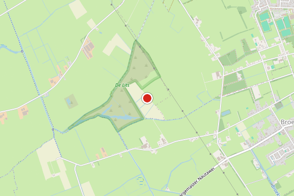 Brandweer-melding op Broekpolen Broeksterwald op 31 juli, kaart-overzicht