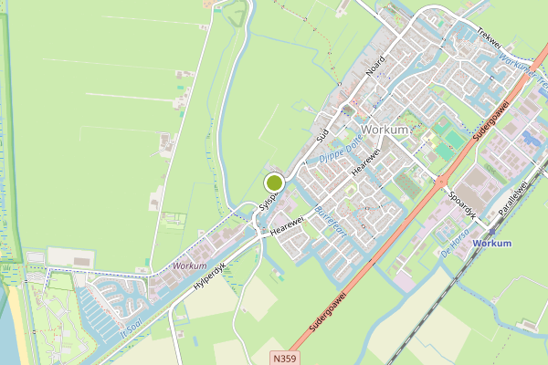 Ambulance-melding op OGS op 31 juli, kaart-overzicht