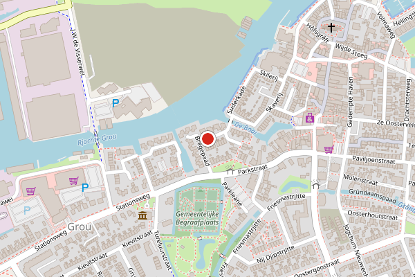 Brandweer-melding op Bregepaad, Grou op 31 juli, kaart-overzicht