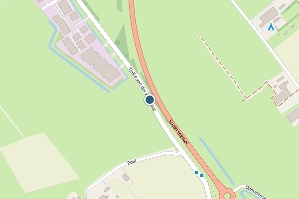 Politie-melding op Tjalke van der Walstraat, Koudum op 2 augustus, kaart-overzicht