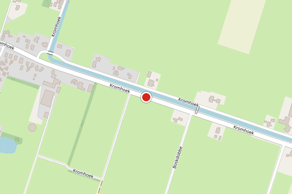 Brandweer-melding op Kromhoek, Frieschepalen op 2 augustus, kaart-overzicht