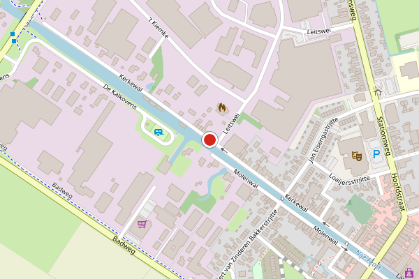 Brandweer-melding op Kerkewal, Gorredijk op 2 augustus, kaart-overzicht