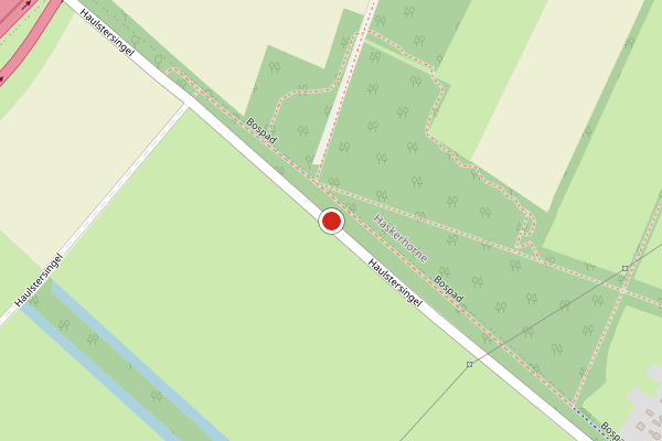 Brandweer-melding op Haulstersingel, Ouwsterhaule op 2 augustus, kaart-overzicht