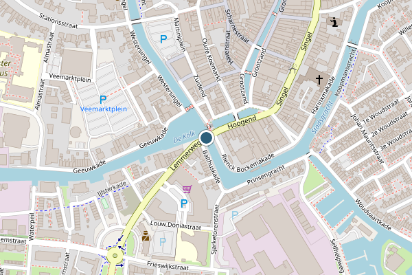 Politie-melding op Lemmerbrug, Sneek op 2 augustus, kaart-overzicht