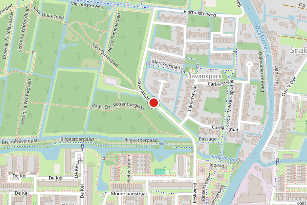 Brandweer-melding op Havanklaan, Leeuwarden op 3 augustus, kaart-overzicht