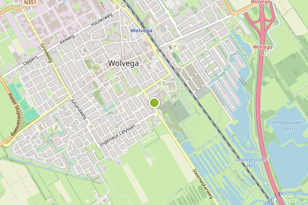 Ambulance-melding op MKA,, Wolvega op 5 augustus, kaart-overzicht