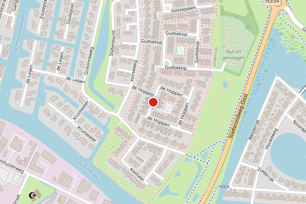 Brandweer-melding op de Hoppen, Sneek op 5 augustus, kaart-overzicht