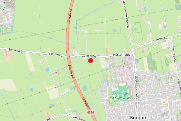 Brandweer-melding op Koaidyk Earnewald op 5 augustus, kaart-overzicht