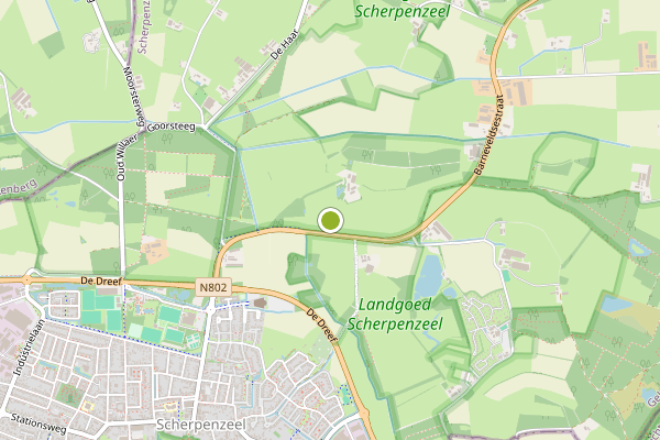 Ambulance-melding op Scherpenzeel op 6 augustus, kaart-overzicht