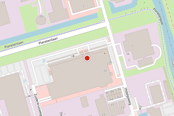 Brandweer-melding op Hidalgoweg, Leeuwarden op 6 augustus, kaart-overzicht