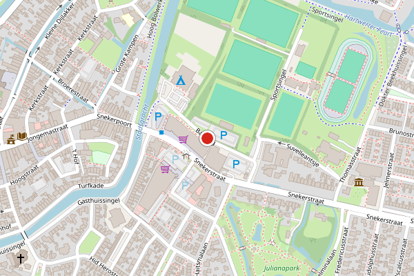 Brandweer-melding op Badweg, Bolsward op 28 mei, kaart-overzicht