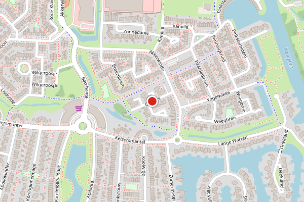 Brandweer-melding op Gele Lis, Sneek op 28 mei, kaart-overzicht
