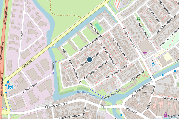 Politie-melding op Abraham Altstraat, Bolsward op 27 mei, kaart-overzicht