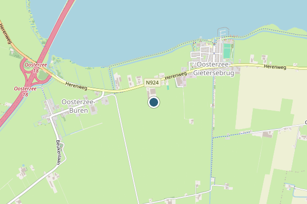 Politie-melding op Oosterzee op 28 mei, kaart-overzicht