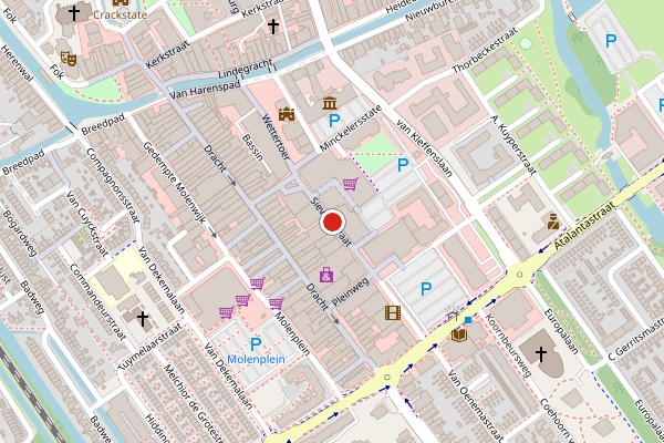 Brandweer-melding op Sieversstraat, Heerenveen op 29 mei, kaart-overzicht
