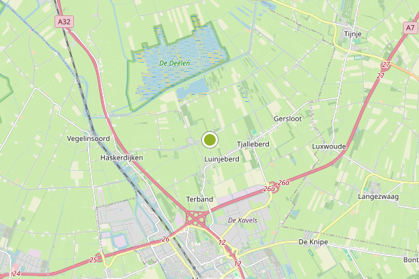 Ambulance-melding op MKA,, Heerenveen op 29 mei, kaart-overzicht