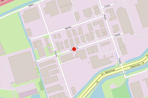 Brandweer-melding op Hermes, Heerenveen op 29 mei, kaart-overzicht