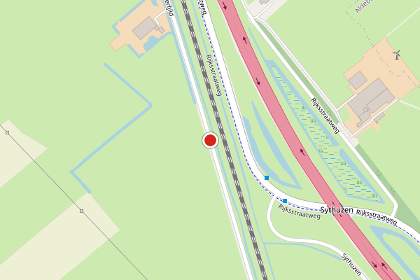 Brandweer-melding op Sythusterfjild, Haskerdijken op 29 mei, kaart-overzicht